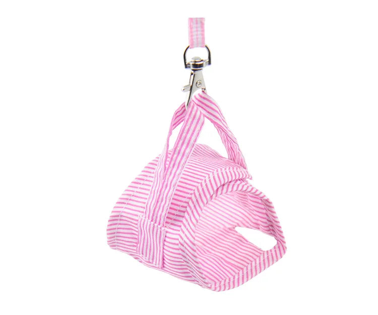 Sele och Koppel för Smådjur – Justerbar Väst för Trygg Promenad