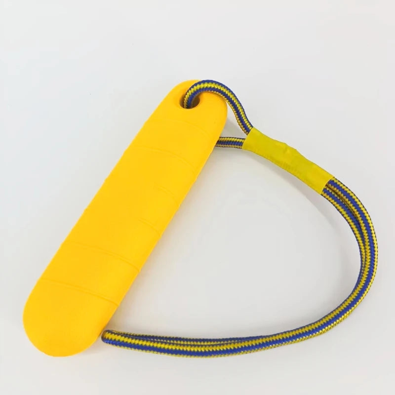 Hundträningspinne i EVA – Flytande och Bit­tålig Leksak med Rep för Hundar