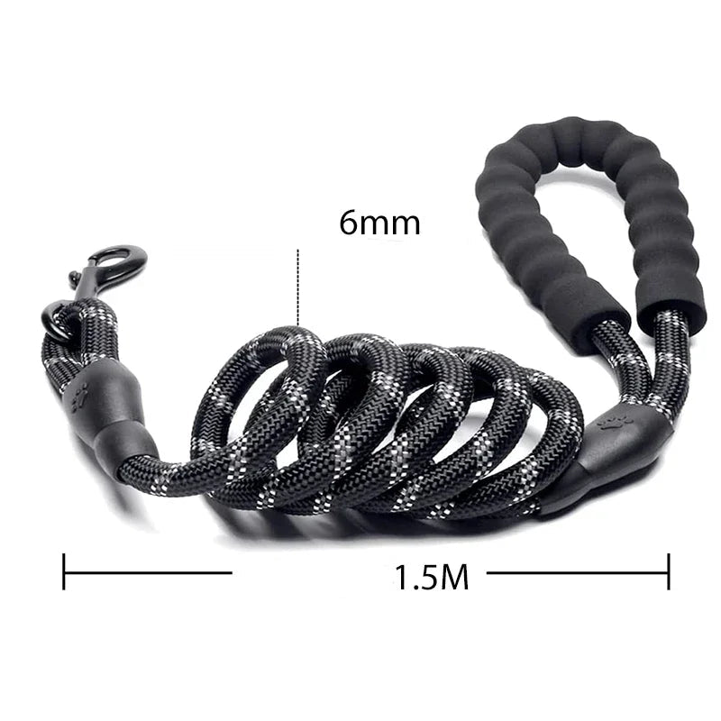 Reflekterande Nylonkoppel för Hund – Stark & Hållbar