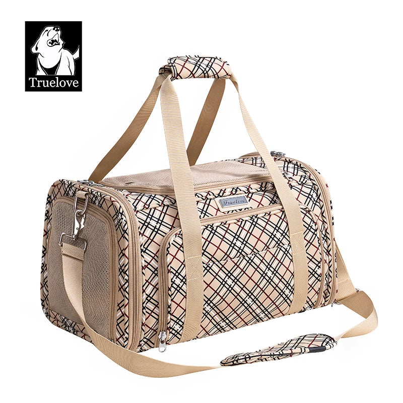 Bärväska för Hund och Katt – Vikbar och Bekväm Transportväska i Miljövänlig Nylon Oxford