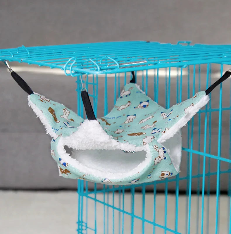 Hängmatta i Bomull för Smådjur - Singel eller Dubbellager