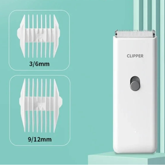 Tystgående Uppladdningsbar Klippmaskin för Hund & Katt – Kompakt Design för Detaljtrimning