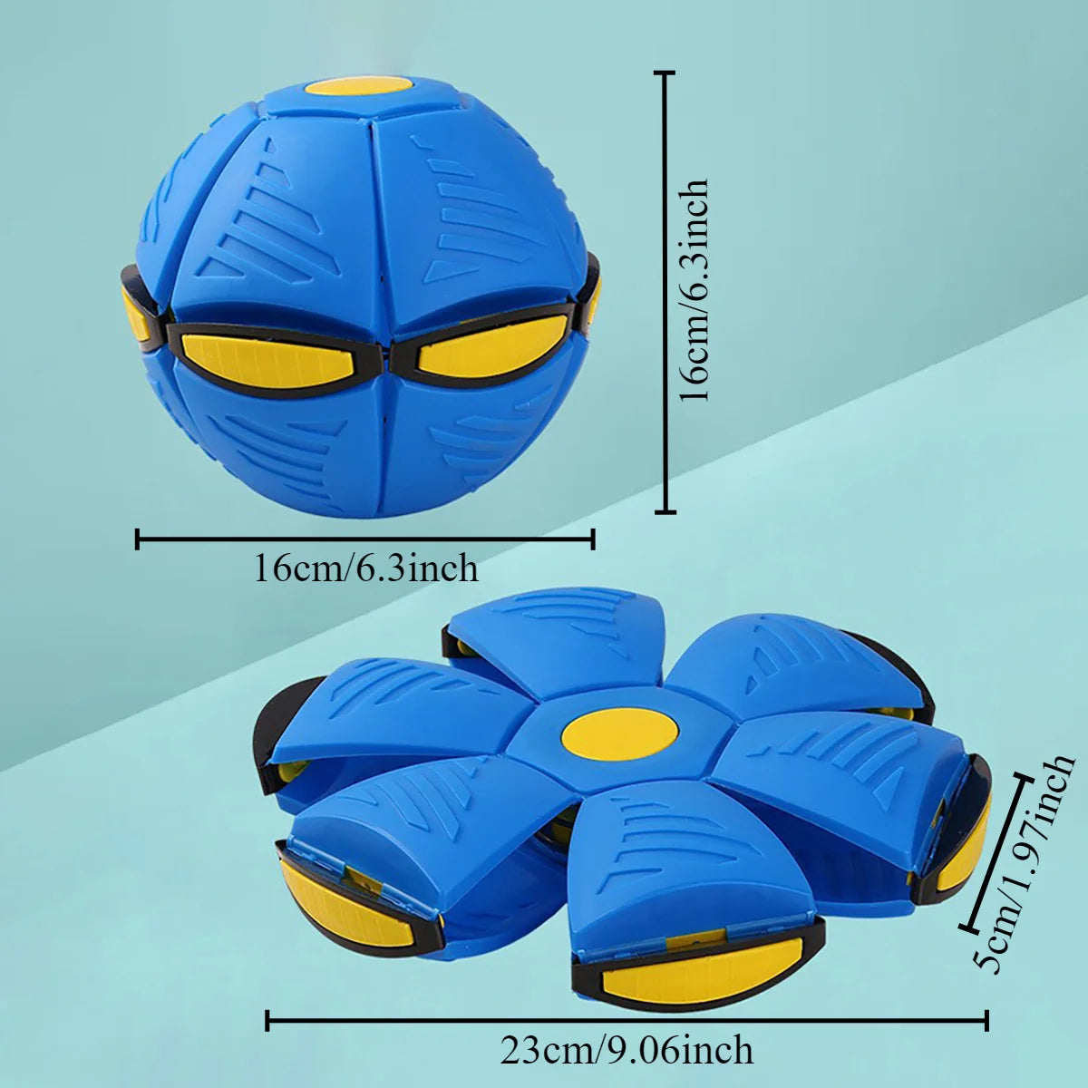 Magisk UFO-Boll för Hund – Frisbee och Boll i Ett