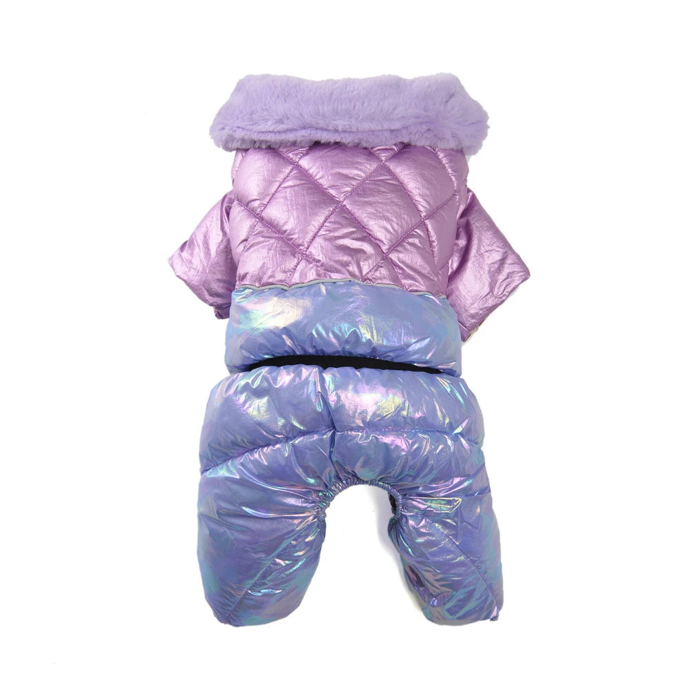 Vinterjacka med Fleecefoder för Hund & Katt – Vindtät & Vattenavvisande Overall för Kalla Dagar