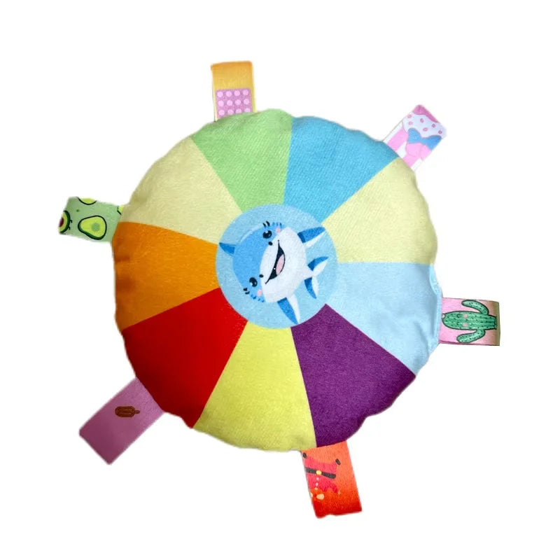 Flygande Tuggleksak med Ljud – Färgglad UFO-leksak i Plysch för Små Hundar