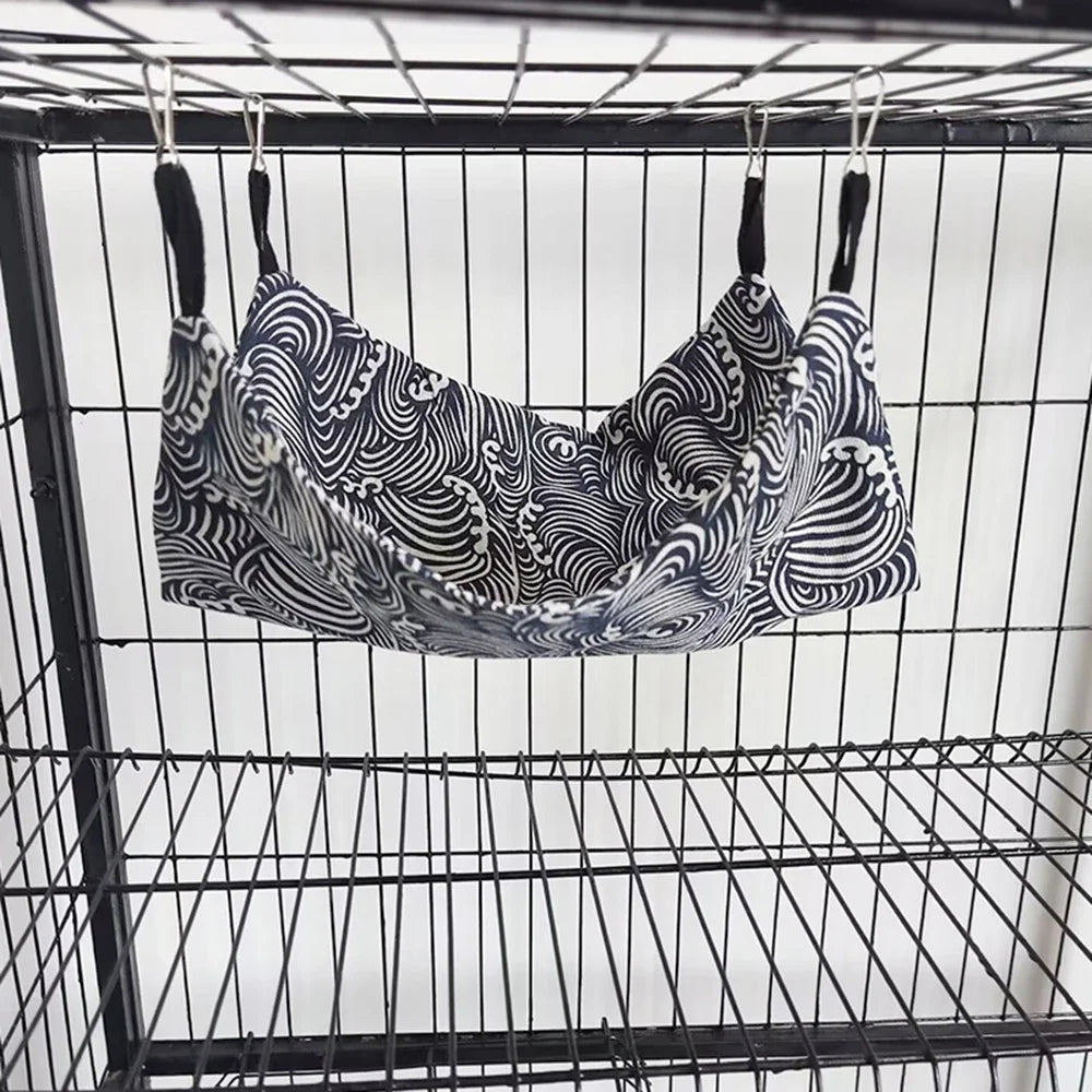 Hängmatta i Bomull för Smådjur - Singel eller Dubbellager