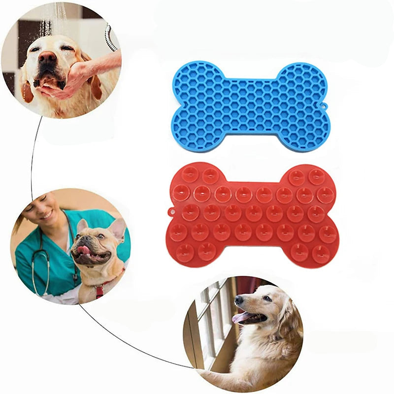 Benformad Slickmatta i Silikon – För Hund och Katt