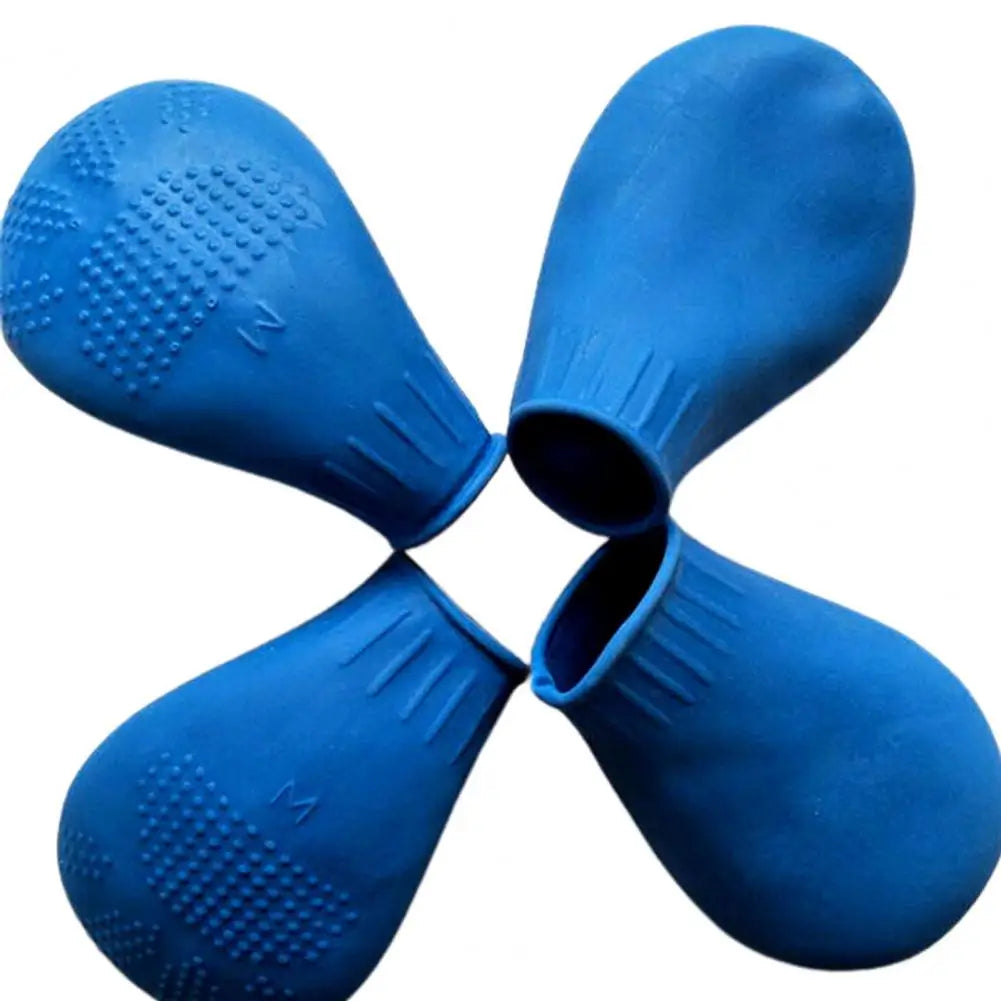 vattentäta regnskor hund halkfria skyddsskor 4 pack