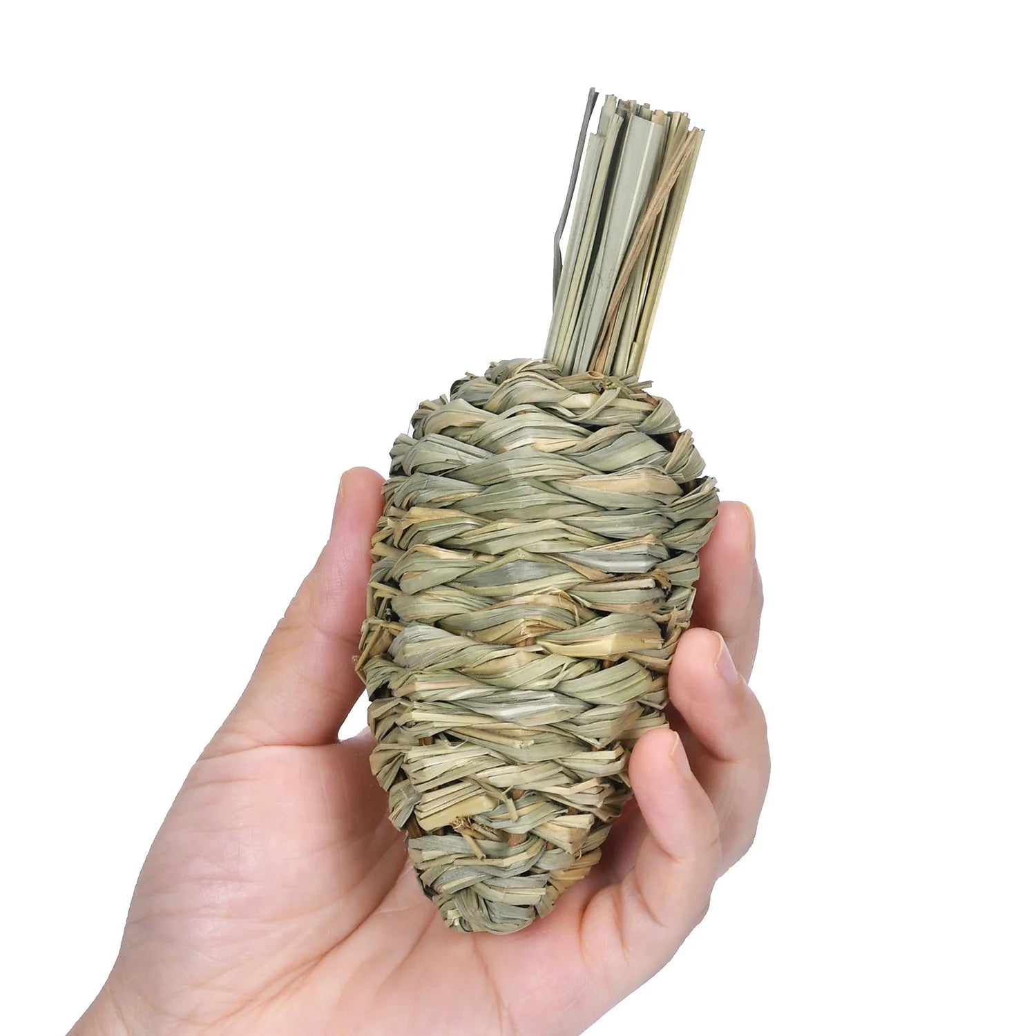 Naturlig Tuggleksak i Gräs för Smådjur – Bidrar till Tandhälsa