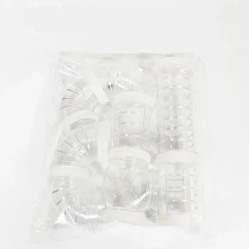 Hamstertunnel Set 4 Delar i Transparent Plast