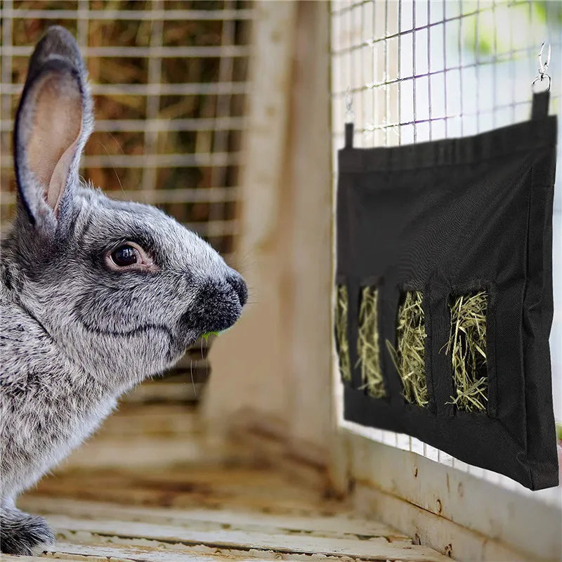 Stor Hängande Höpåse i Oxfordtyg för Kanin och Smådjur