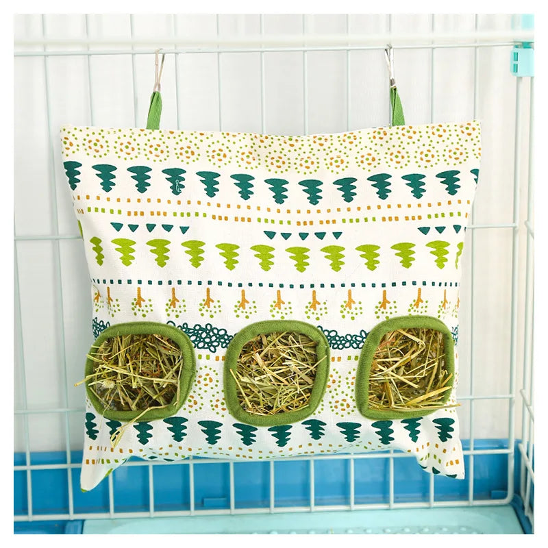 Höpåse för Kanin och Gnagare – Smart Hängande Foderhållare