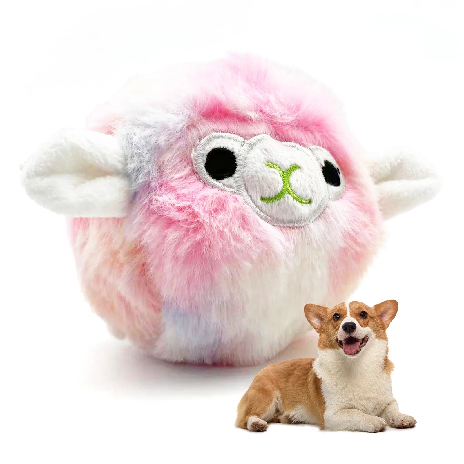 plysch hundleksak pip söt alpaca boll hund