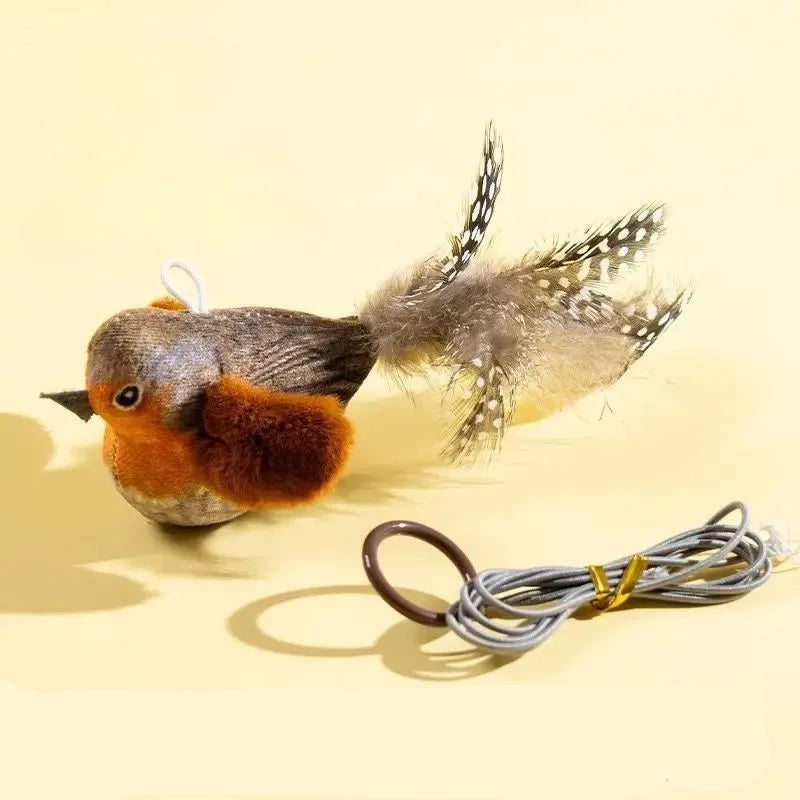 Kattleksak Fågel med Ljud och Kattmynta