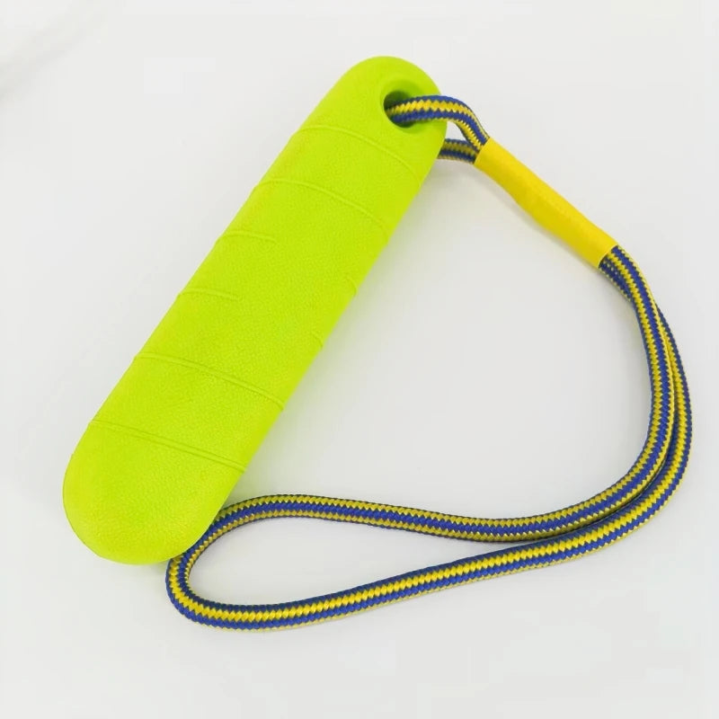 Hundträningspinne i EVA – Flytande och Bit­tålig Leksak med Rep för Hundar