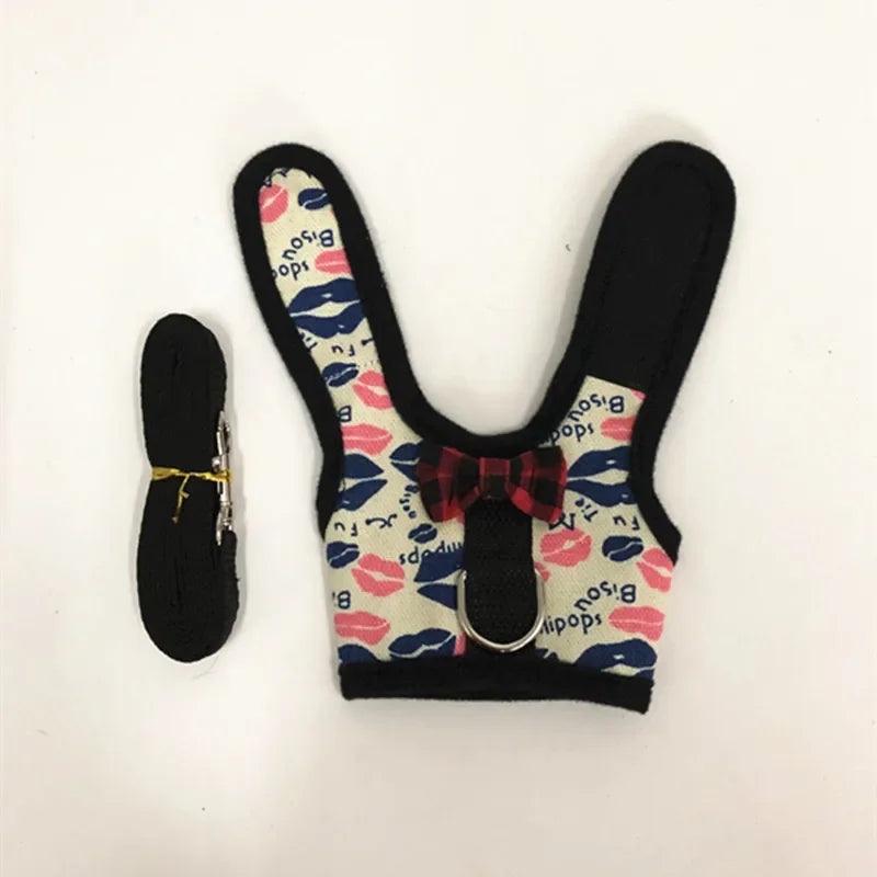 Sele och Koppel för Smådjur – Bekvämt och Justerbart Set