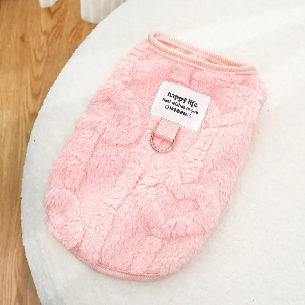 fleece tröja hund katt mjuk varm