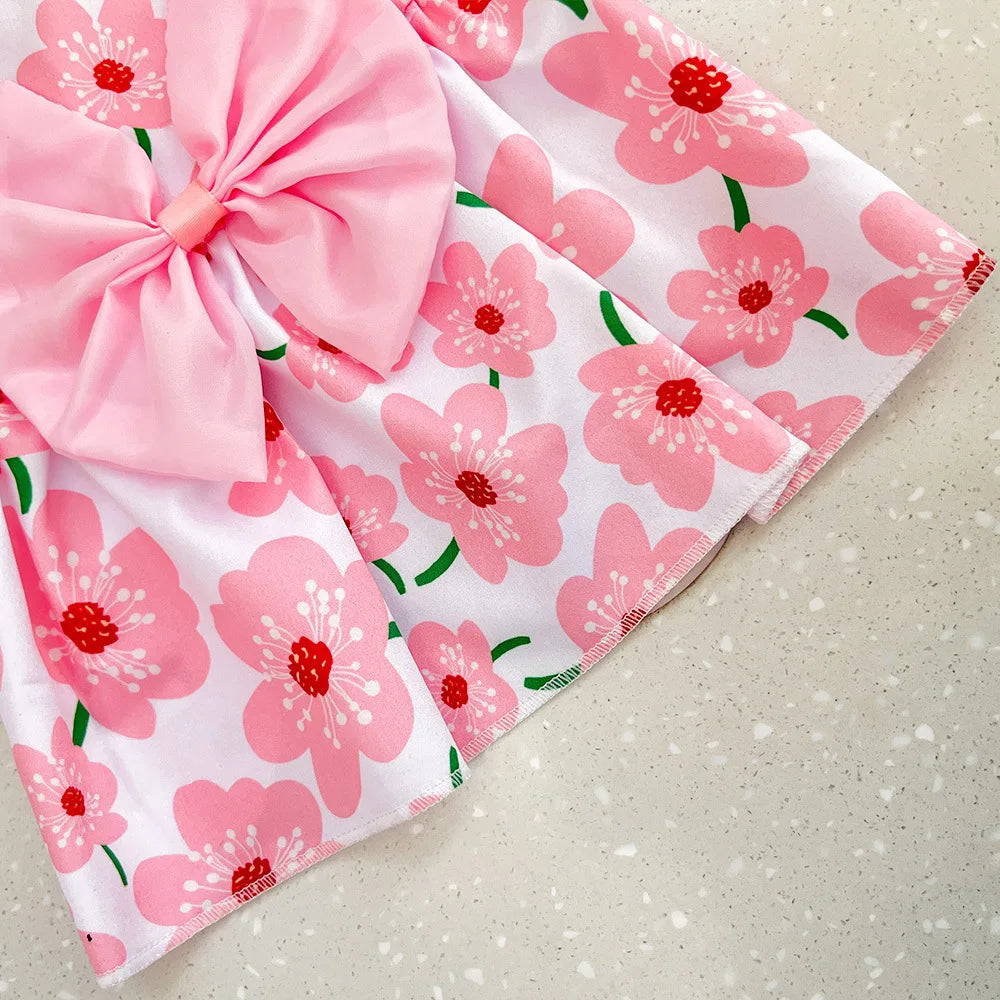 sommarklänning rosett spets hund katt