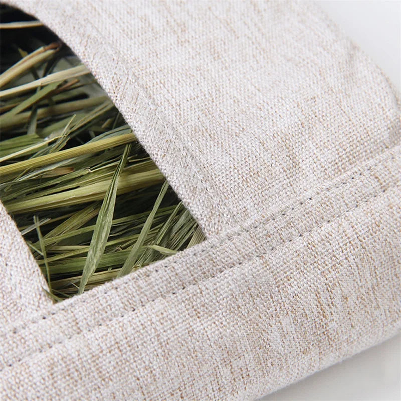 Hösäck för Smådjur – Slitstark Foderväska att Hänga i Buren