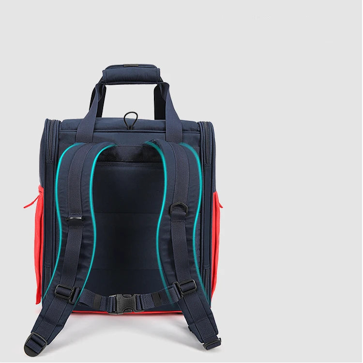 Multifunktionell Husdjursryggsäck för Hund & Katt – Lyxig Bärväska upp till 15 kg