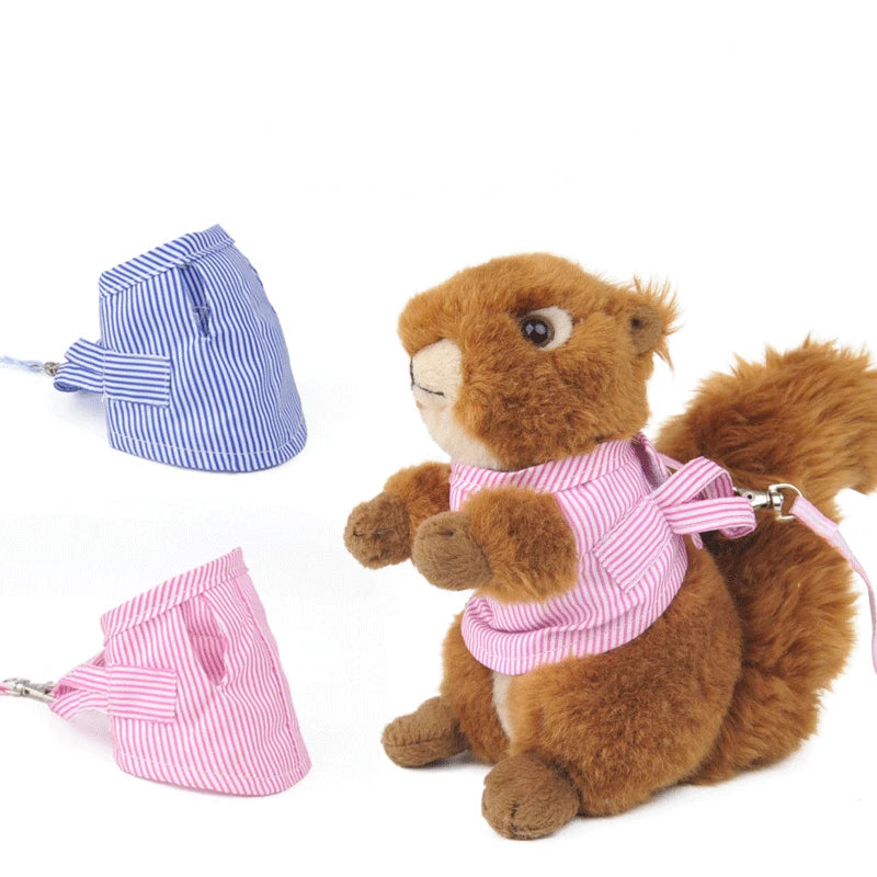 Sele och Koppel för Smådjur – Justerbar Väst för Trygg Promenad