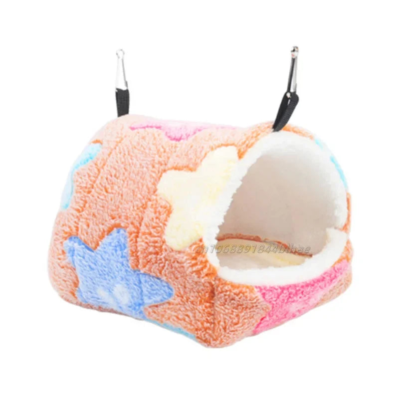 Hus i Tjock Fleece – För Smådjur och Fågel