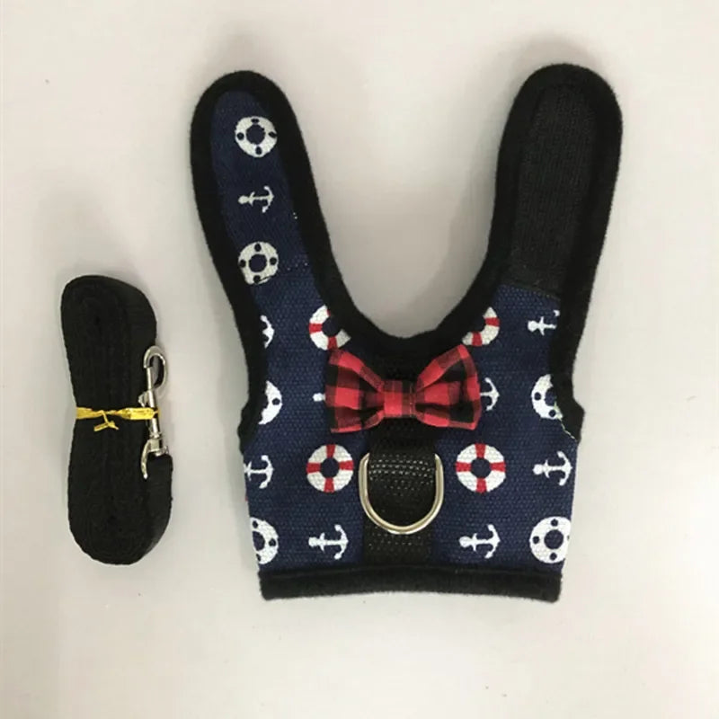 Sele och Koppel för Smådjur – Bekvämt och Justerbart Set