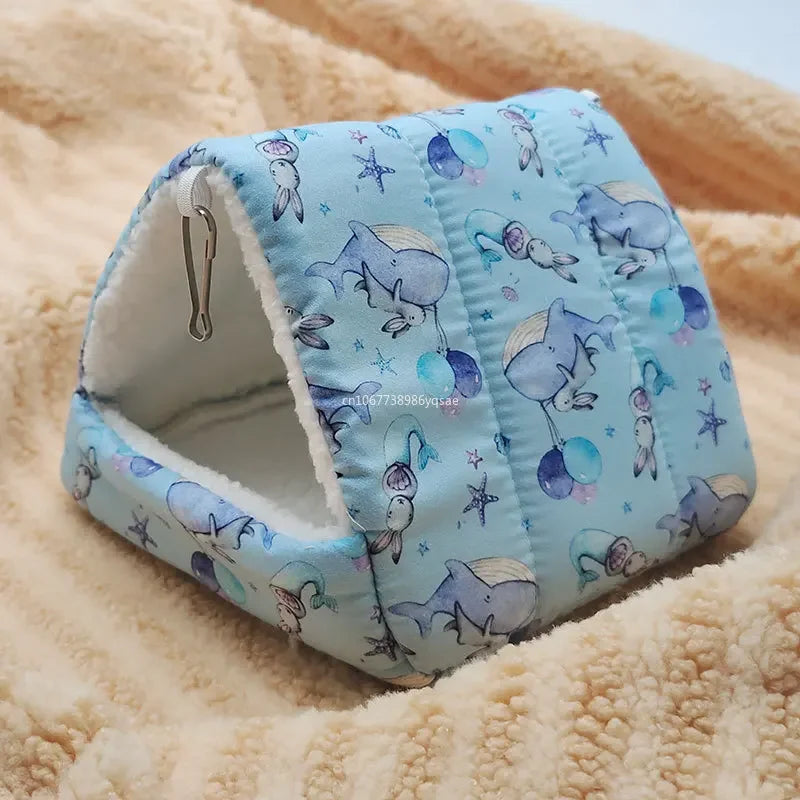 Söt Smådjursbädd i Bomull med Tecknat Mönster