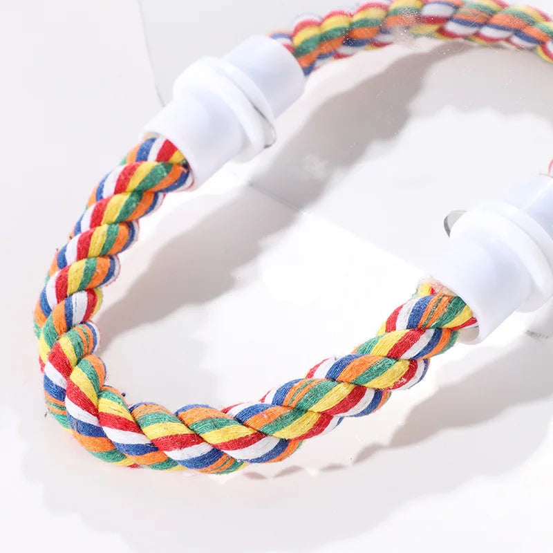 Fågelbursspegel med Sittpinne och Gunga