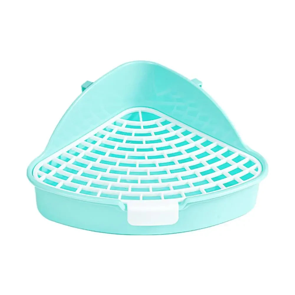 Toalettlåda Hörnmodell för Smådjur – Kanin, Marsvin & Hamster