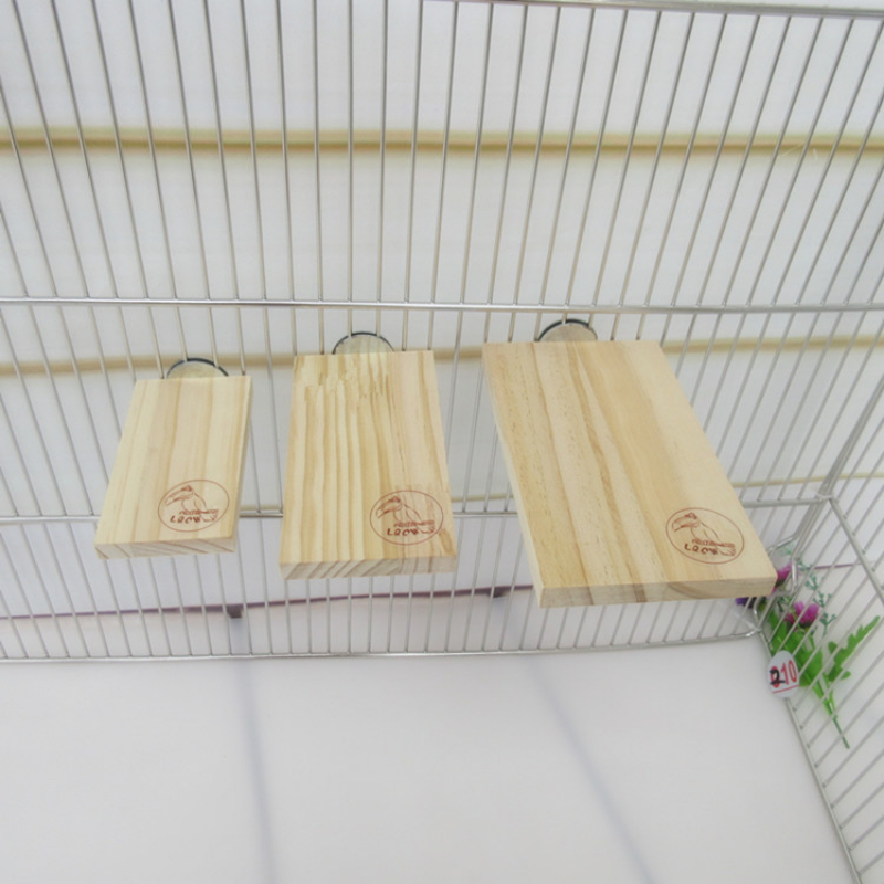 Trähylla för Smådjur – Klätterplattform och Kloslipning