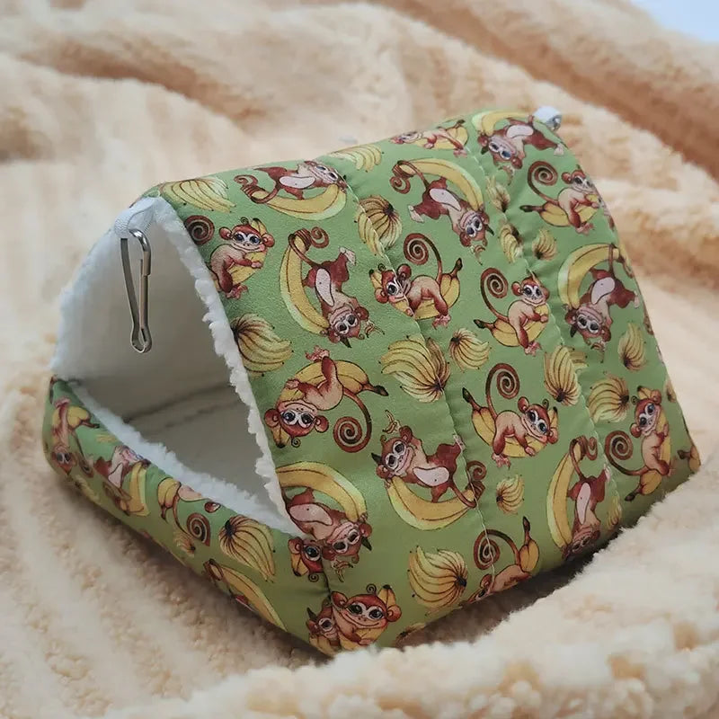 Söt Smådjursbädd i Bomull med Tecknat Mönster