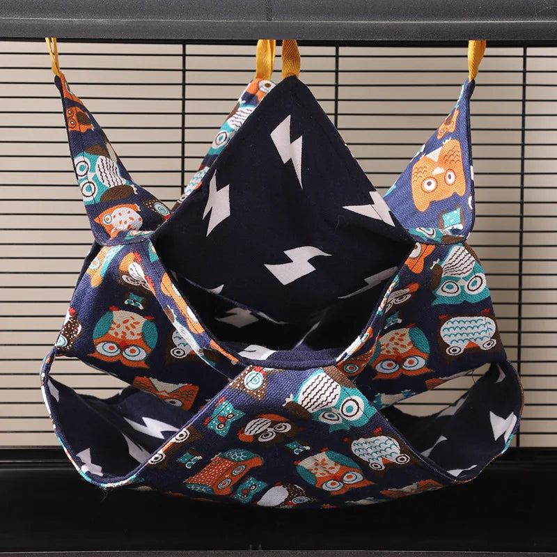 Hängmatta i 2-3 Lager i Fleece för Smådjur