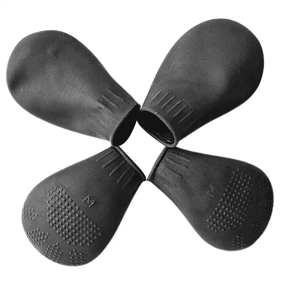 vattentäta regnskor hund halkfria skyddsskor 4 pack