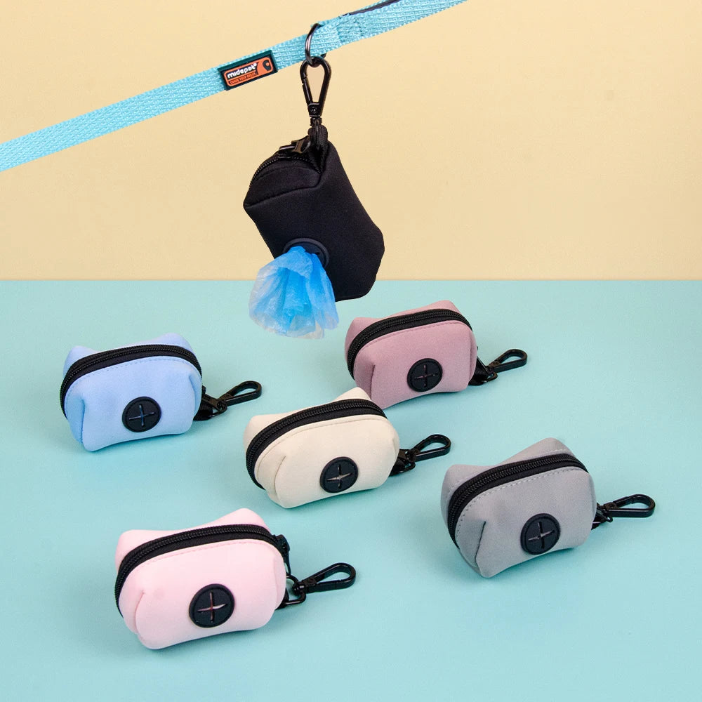 Mjuk och Slitstark Hållare för Avföringspåsar i Neopren – Perfekt för Promenader