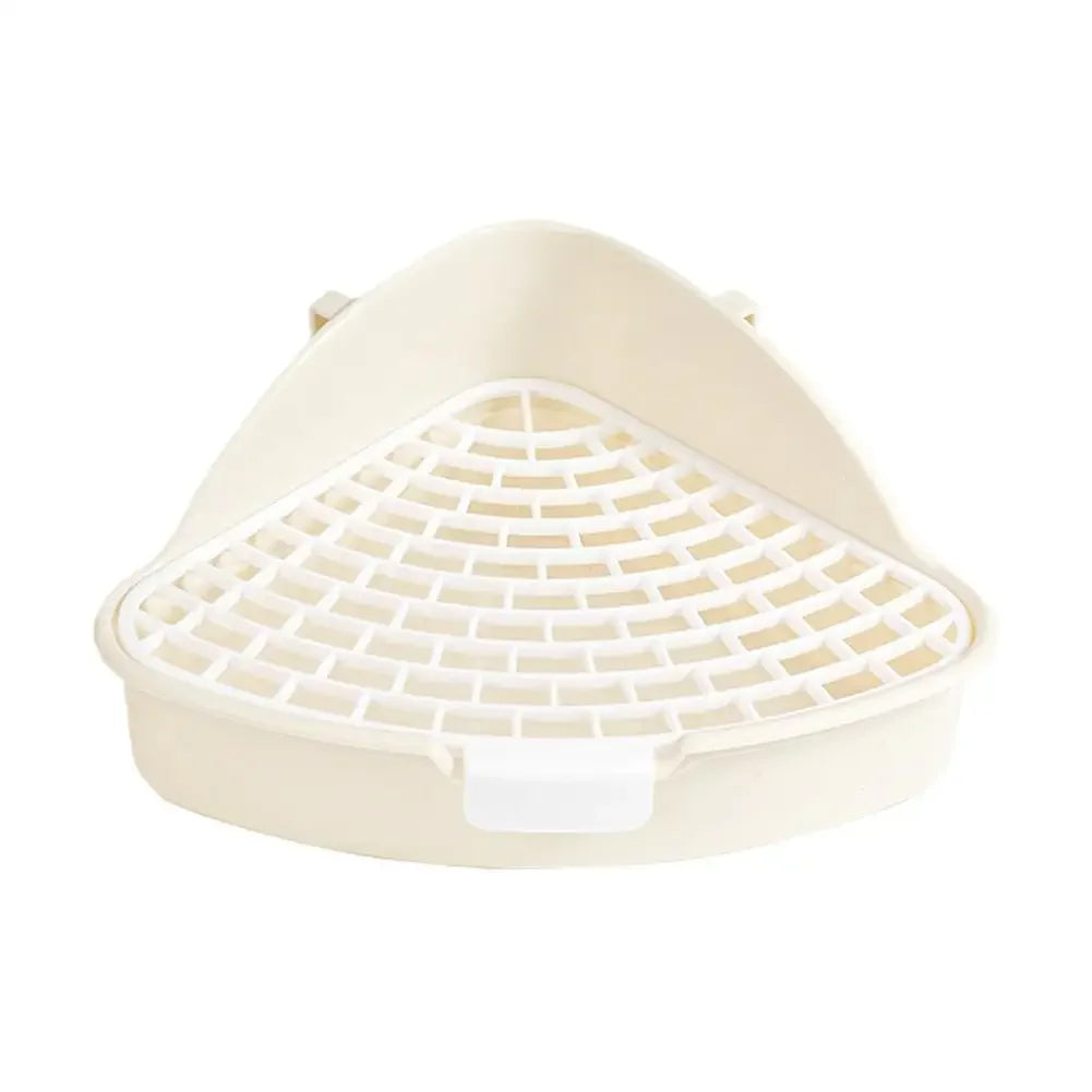 Toalettlåda Hörnmodell för Smådjur – Kanin, Marsvin & Hamster