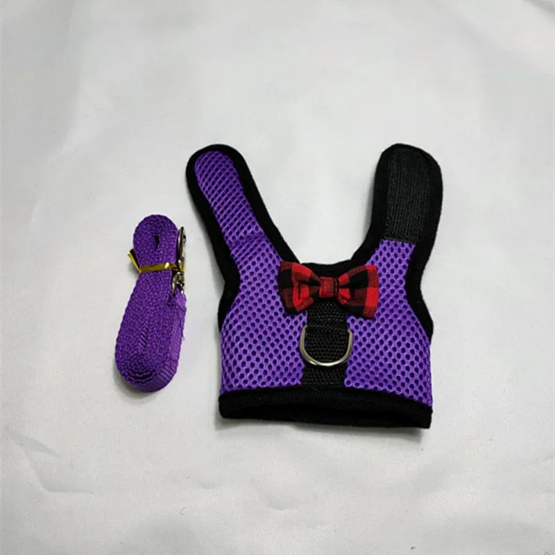 Sele och Koppel för Smådjur – Bekvämt och Justerbart Set