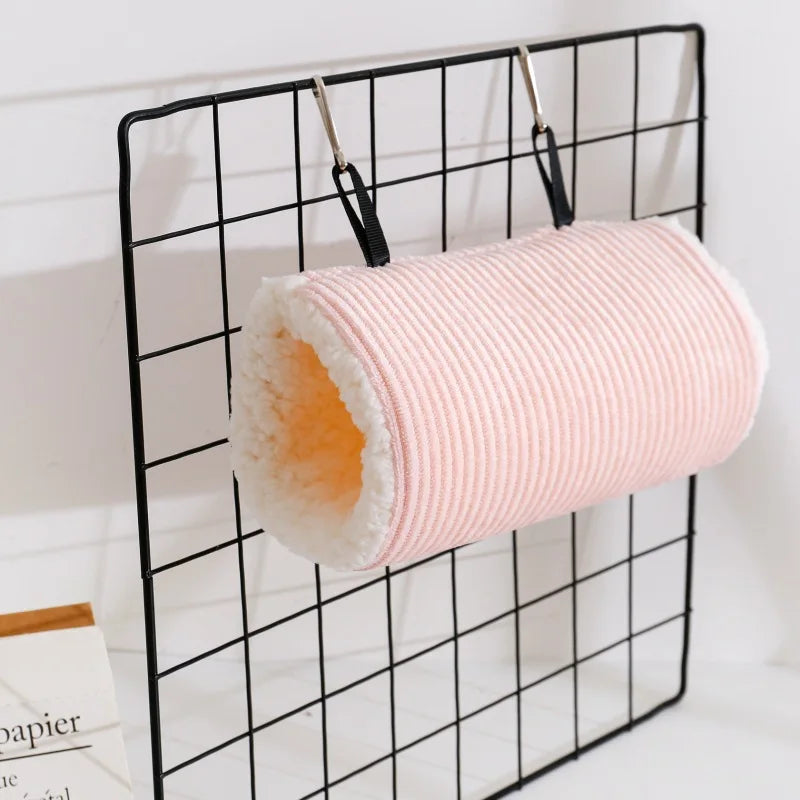 Hängmatta och Tunnel i Fleece för Smådjur – Varm och Mysig Viloplats