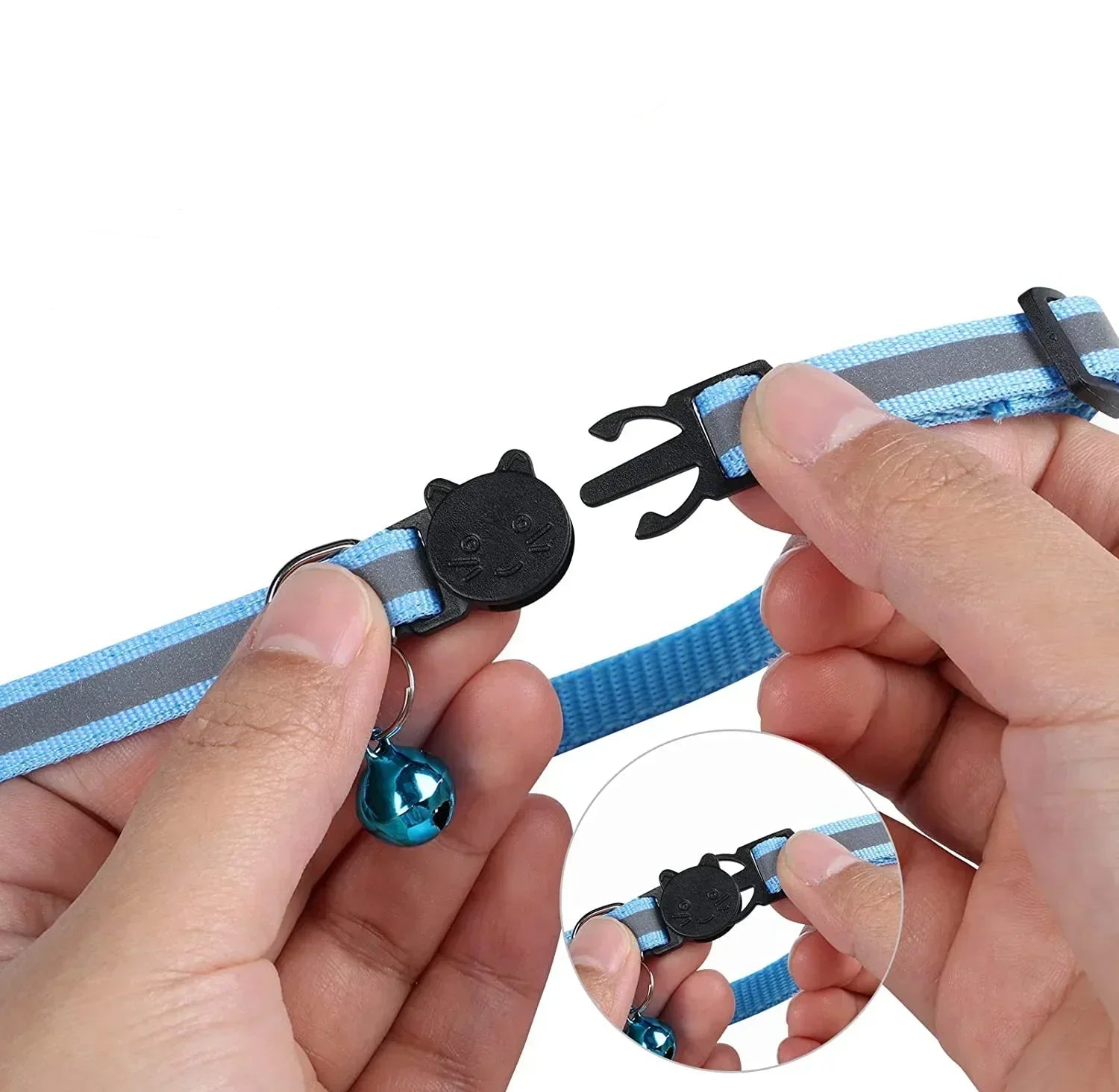 Katthalsband med AirTag-ficka – Reflekterande, Justerbart & Vattentåligt med Bjällra