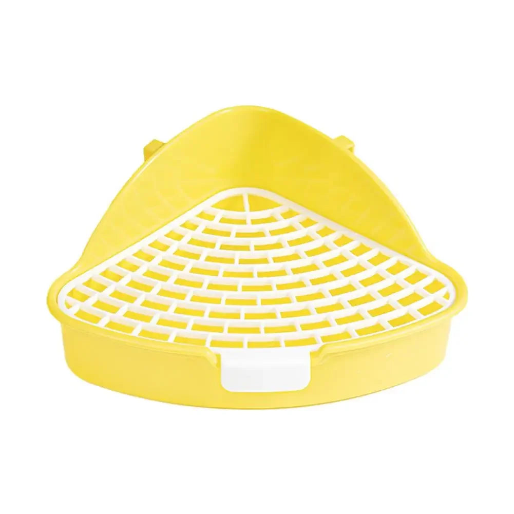 Toalettlåda Hörnmodell för Smådjur – Kanin, Marsvin & Hamster