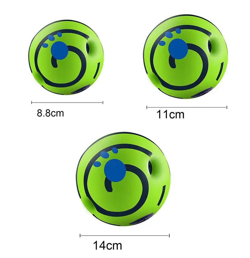 interaktiv leksaksboll hund med roliga ljud vid rörelse