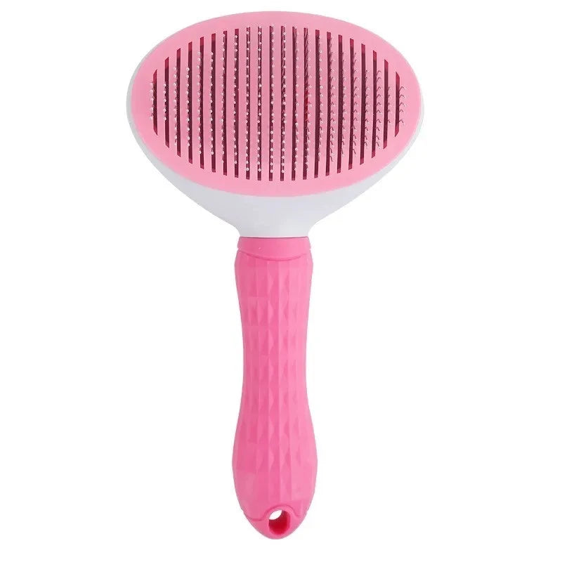 Self-Cleaning Pet Hair Remover Brush – Dog & Cat Grooming Tool