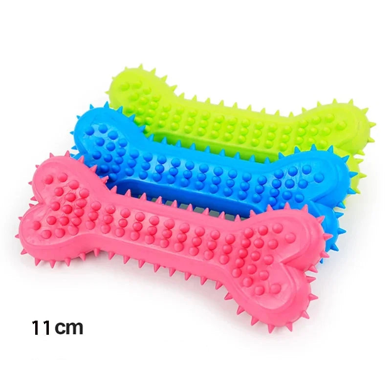 Tuggleksak i TPR-Gummi för Små Hundar – Tandvård & Lek i Ett