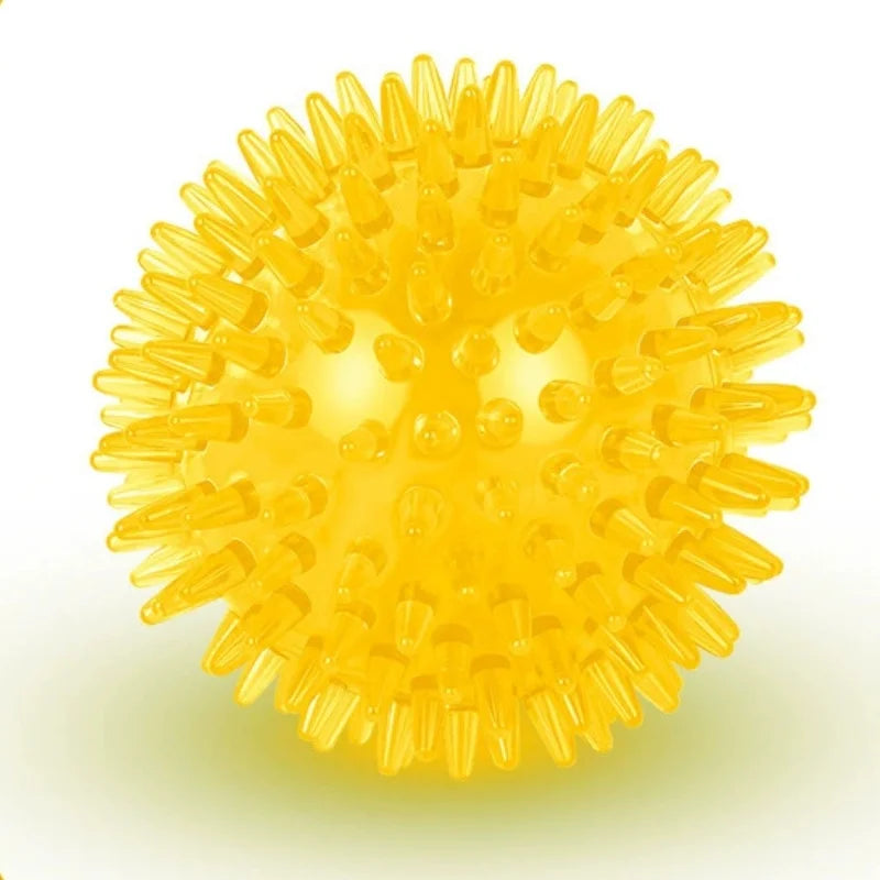 tuggleksak hund färgglad boll ljud tandrensning