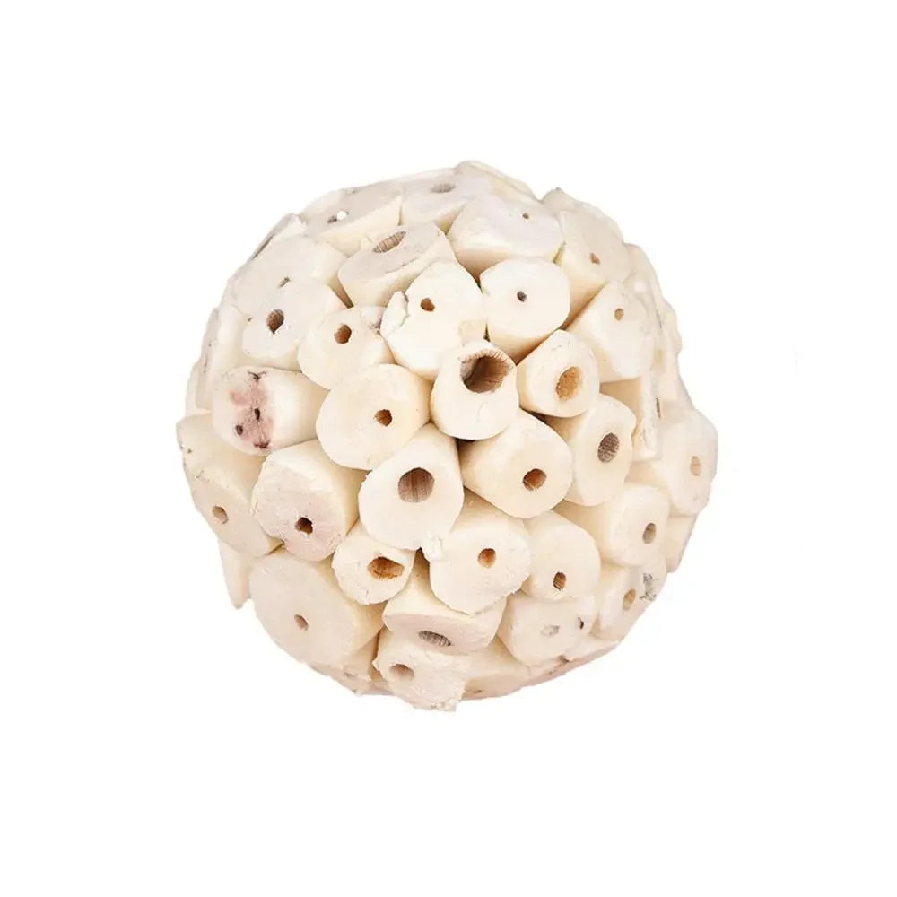 Tuggboll för Papegoja och Småfågel – Naturlig Foraging Leksak