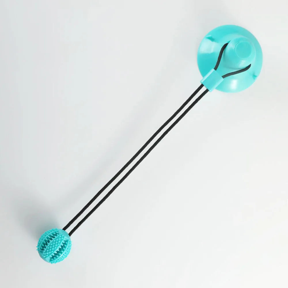 Tuggleksak med Sugpropp och Boll för Stora Hundar – Slitstark Slow Feeder