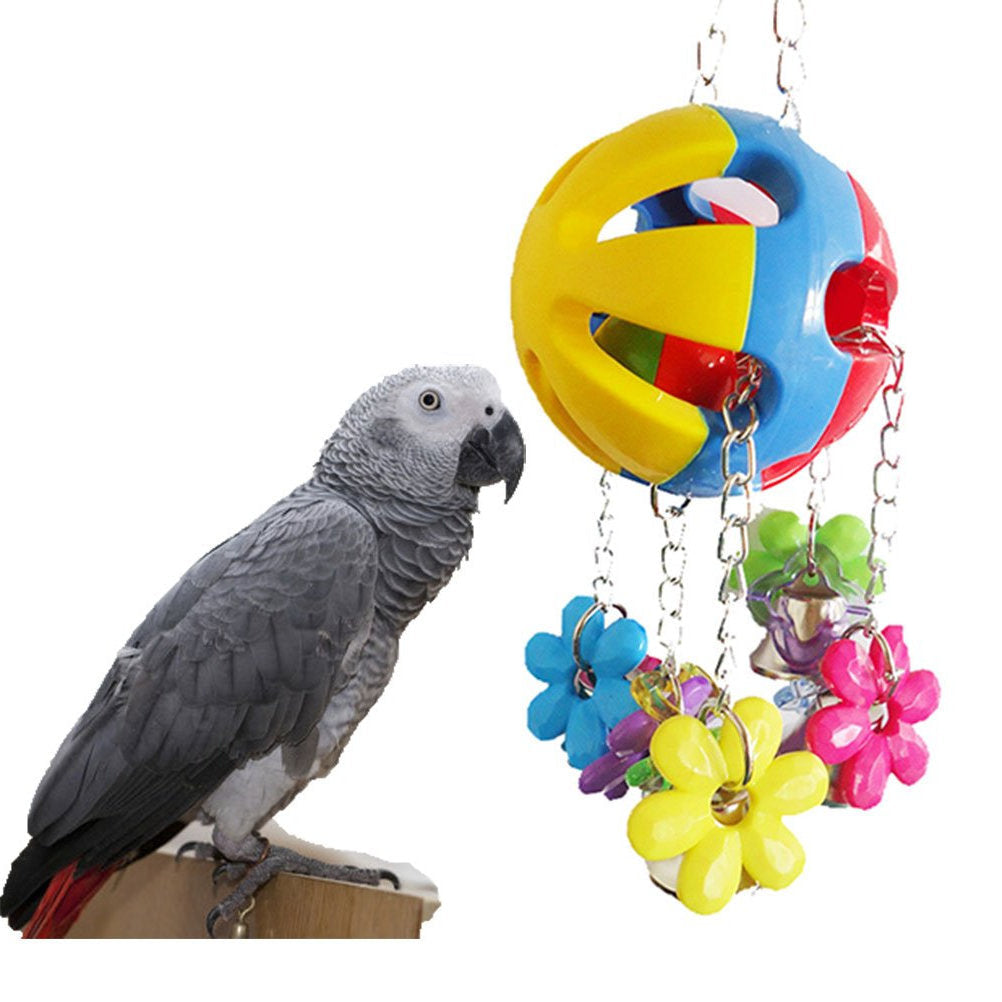 Fågelleksak med Bjällror för Papegojor och Småfåglar