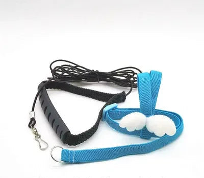 Justerbar Sele med Koppel för Papegojor och Småfåglar