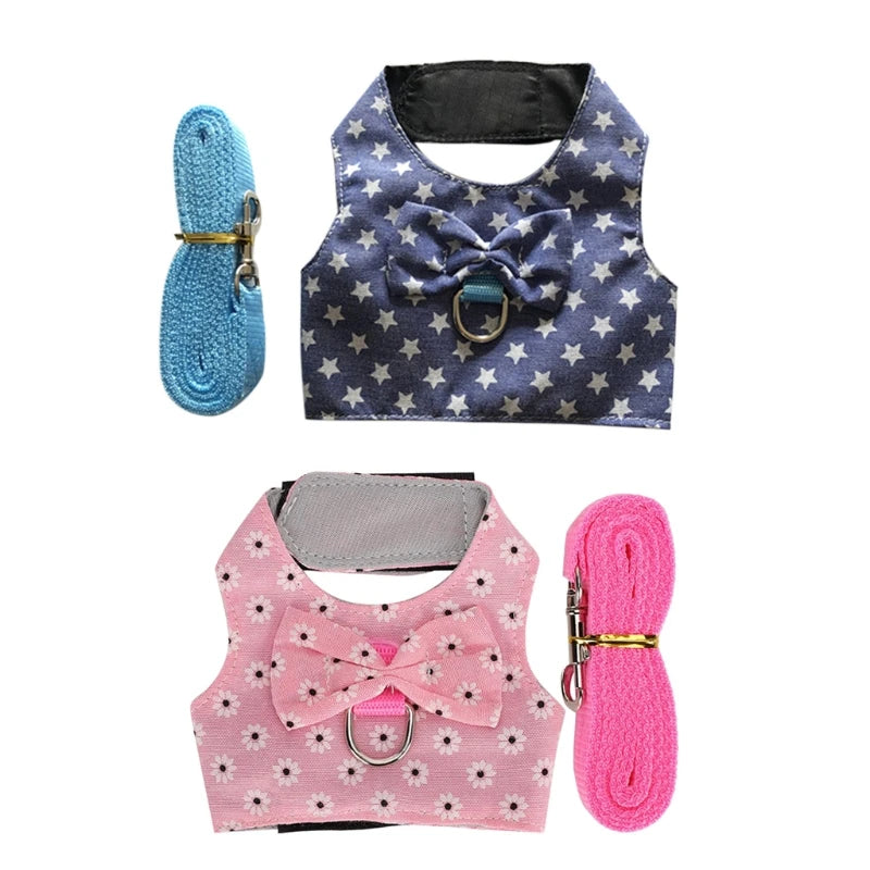 Sele och Koppel för Smådjur – Bekvämt och Justerbart Set