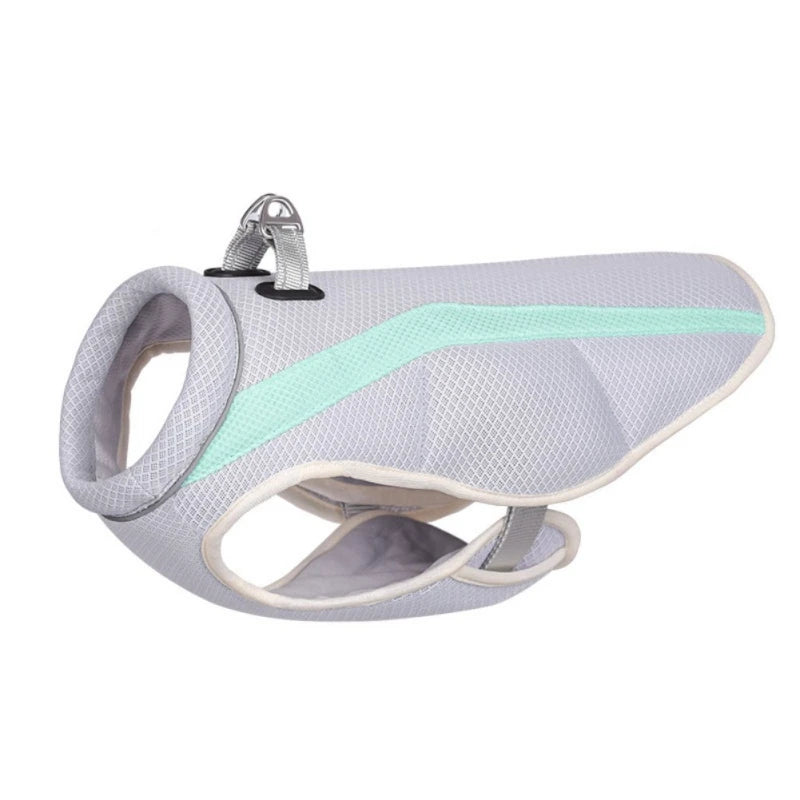 kylande väst hund sommarsele andningsbart material små medelstora hundar